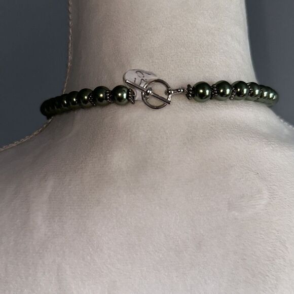 Marble Statement Necklace and Earring Set! - Picture 3 of 8